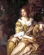 Sir Peter Lely Portrait of Nell Gwyn. Sweden oil painting artist